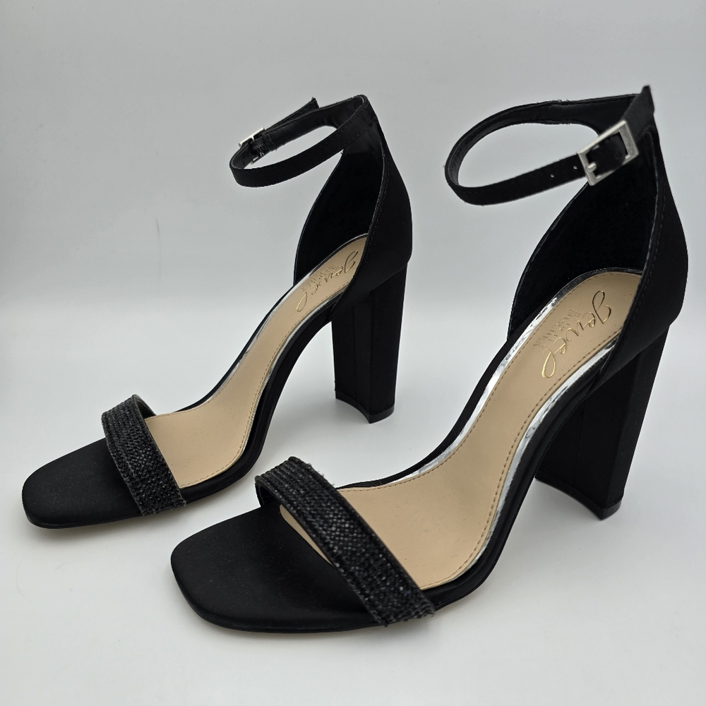 Jewel Badgley Mischka Women's Keshia III Heeled Sandals, Black, Women's 6.5 - Picture 5 of 16